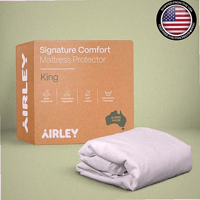 Australian Luxury King Waterproof Mattress Protector - Eco-Friendly Tencel