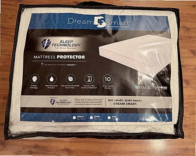 Dream Smart Mattress Protector Twin XL with Tencel®️and E2 Sleep Technology.