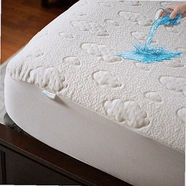 Full Mattress Protector – Cooling Eucalyptus Tencel Fiber, Quiet Waterproof M...