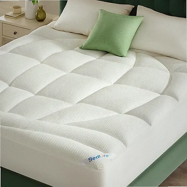 Luxurious King Mattress Topper - Soft Tencel™ Pillow Top for Back Pain Relief