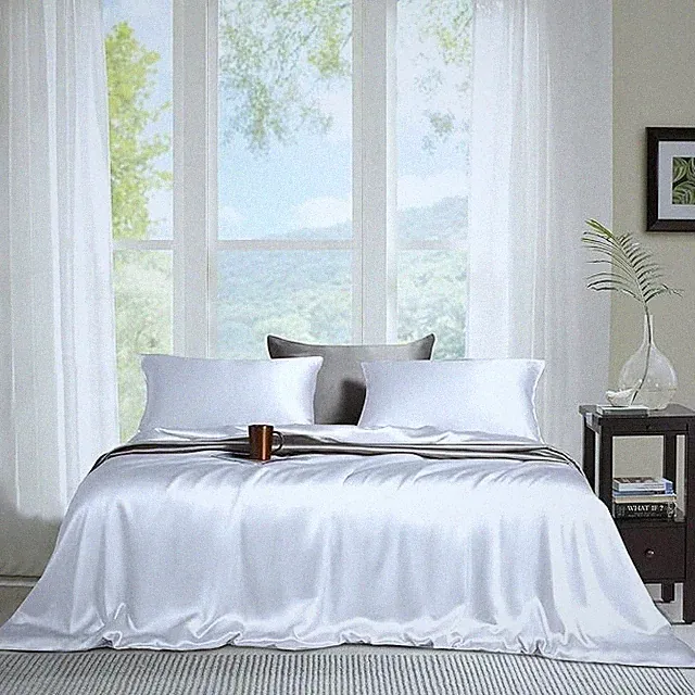 Luxury Organic Eucalyptus Tencel Lyocell Cool Softest Bed Sheets Set Twin 400 TC
