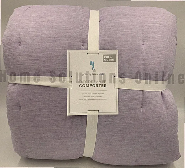 Pottery Barn Kids Day Dreamer TENCEL Comforter Lavender Full Queen #S6026