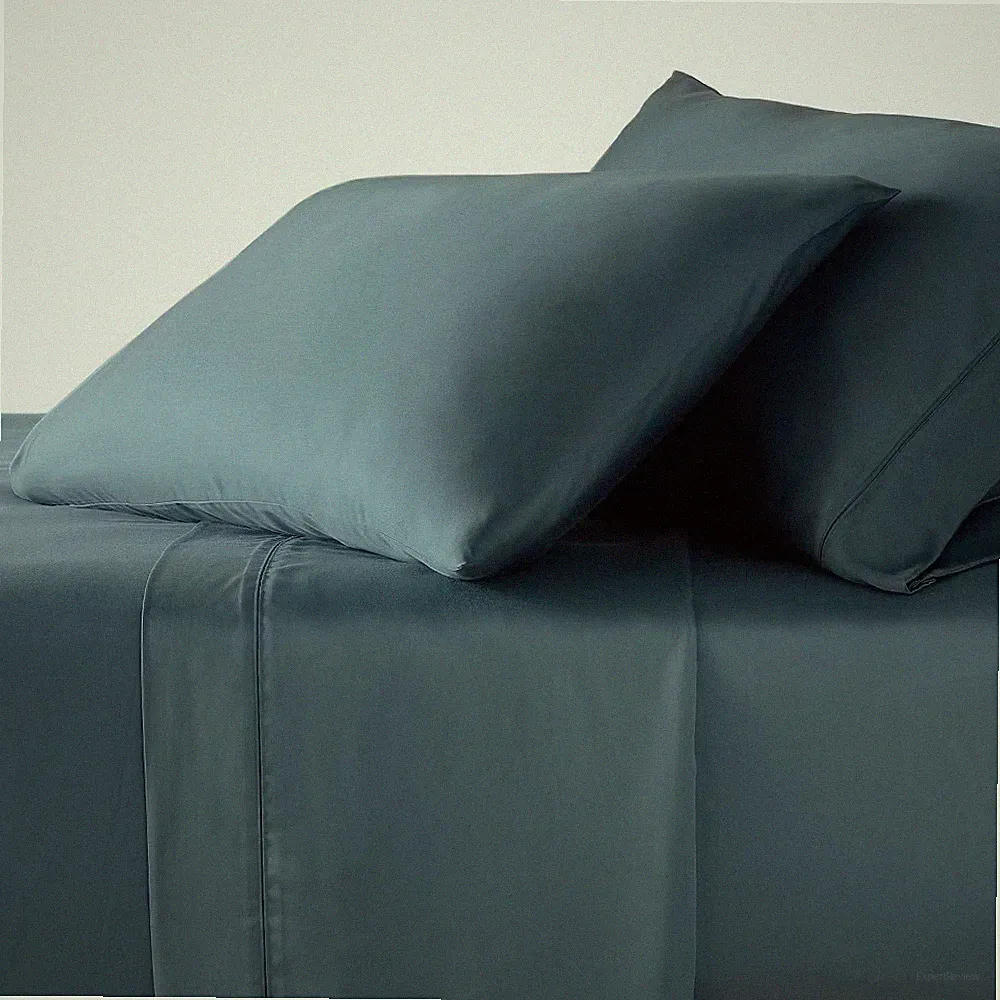 Queen 320 Thread Count Cool TENCEL Lyocell Sheet Set Graphite - Threshold