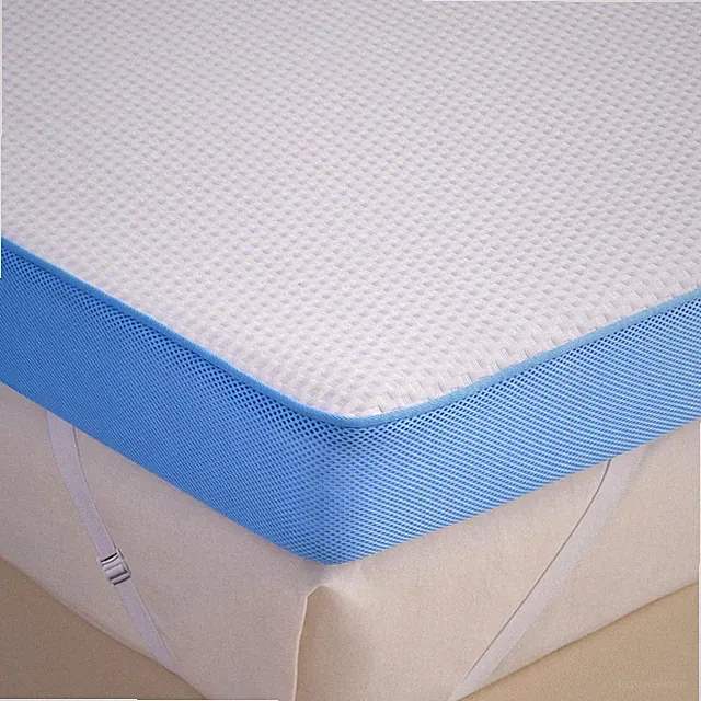 Queen Size 4" Extra Firm Memory Foam Mattress Topper for Back Pain Relief
