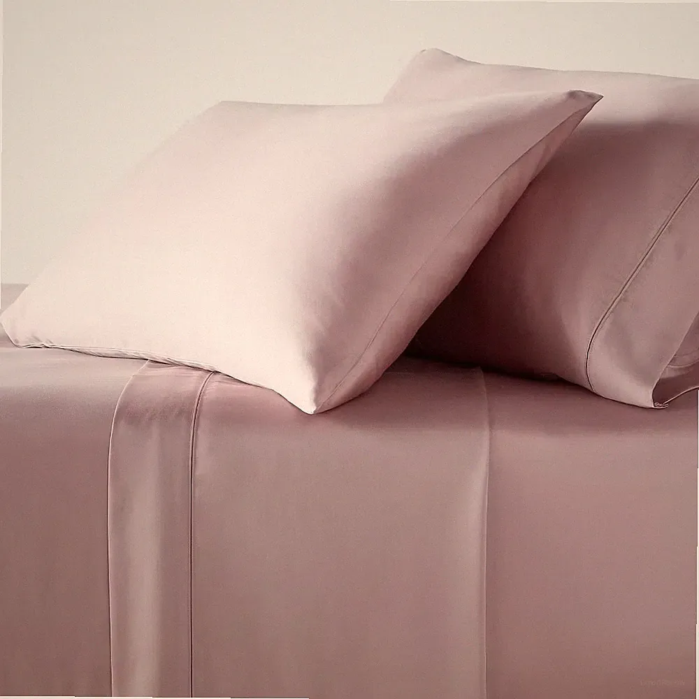 Twin/Twin XL 320 Thread Count Cool TENCEL Lyocell Sheet Set Rose Ash