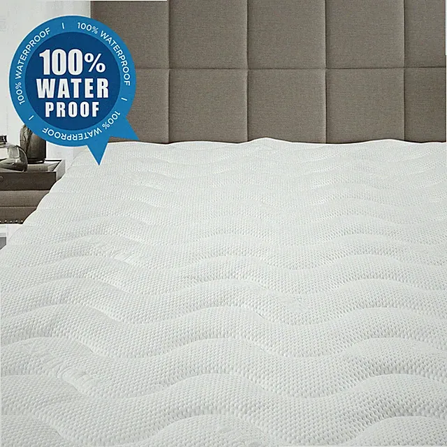 Waterproof Lyocell from Eucalyptus Tencel Jacquard Mattress Pad